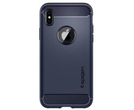 Etui Rugged Armor do iPhone X granatowe - 1382010 - zdjęcie 2